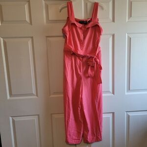 Gabrielle Union New York and Company Women Pink Jumpsuit